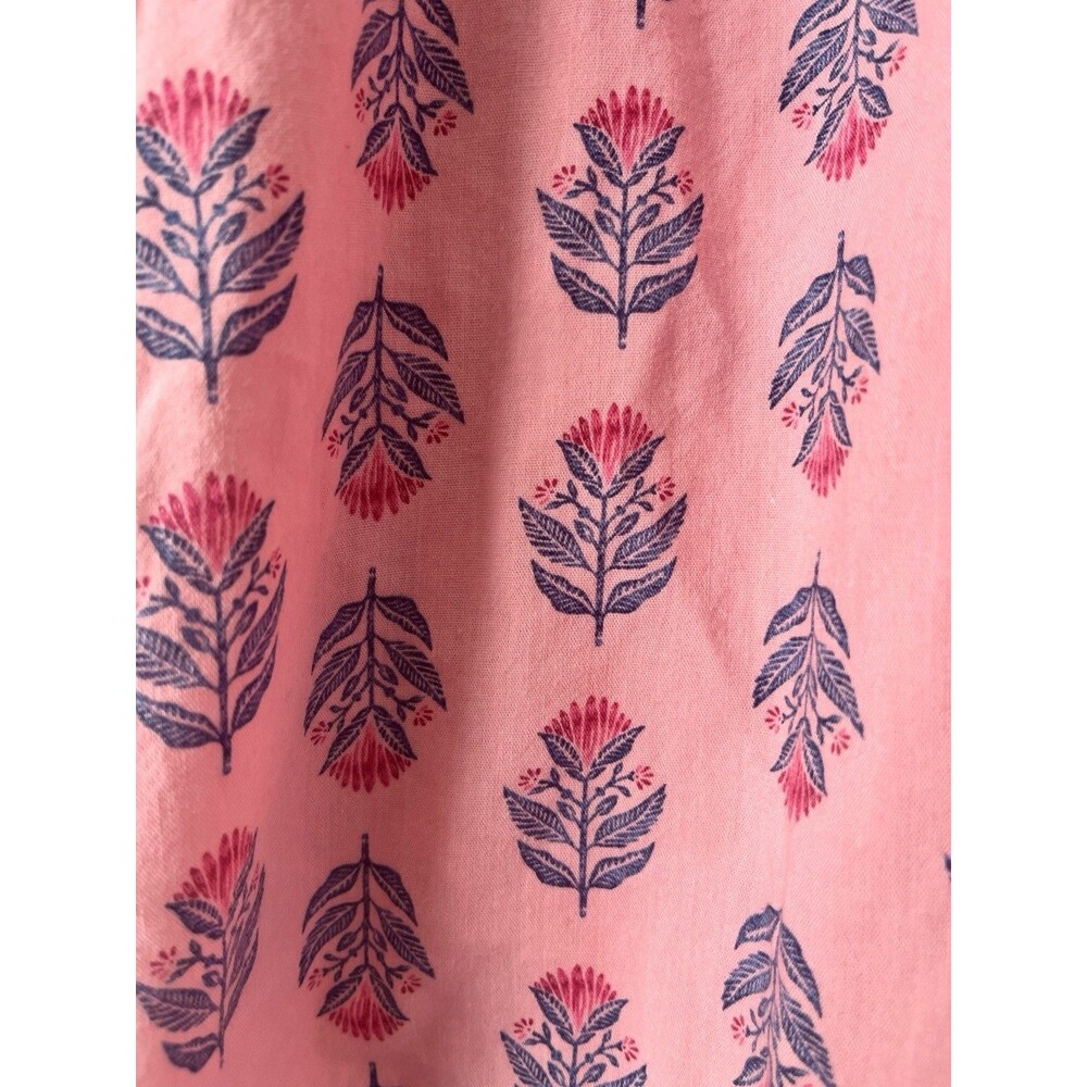 Old Navy Pink Boho Tunic Dress Top block print Small - Picture 2 of 10